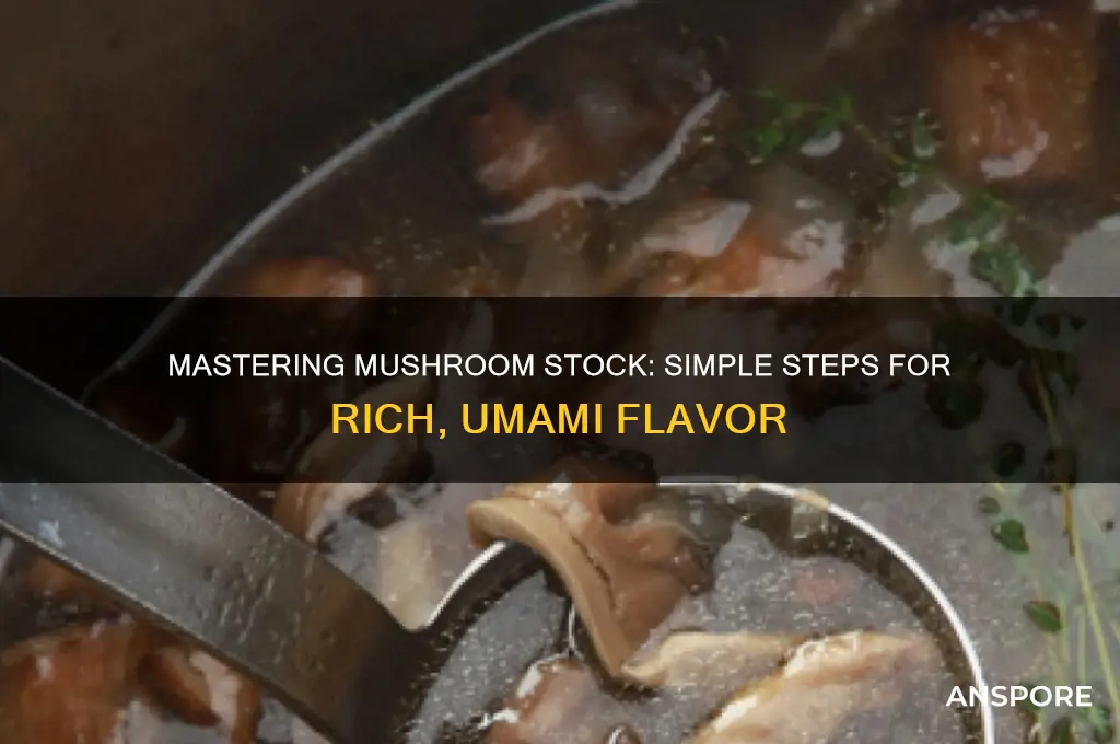 how to make mushroom stock