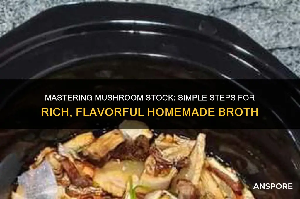 how to make mushroom stoxk
