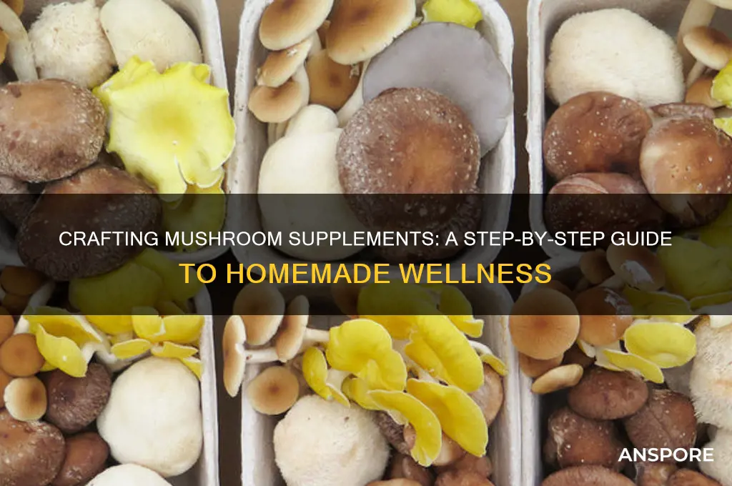 how to make mushroom supplements