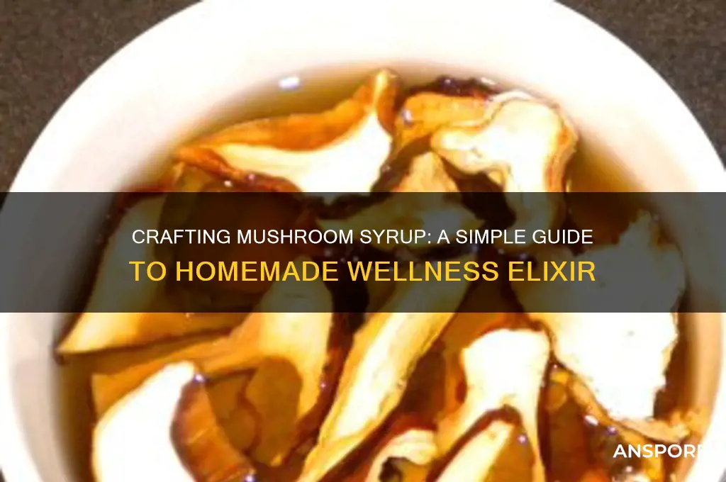 how to make mushroom syrup
