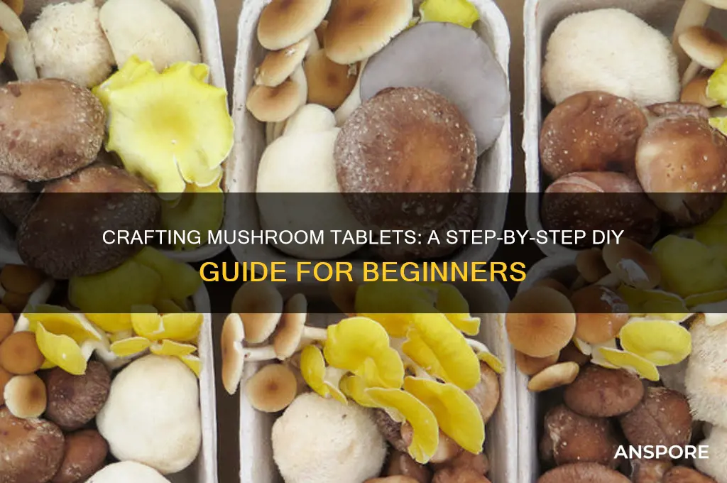 how to make mushroom tablets