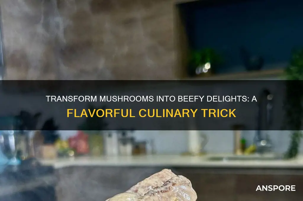 how to make mushroom taste like beef