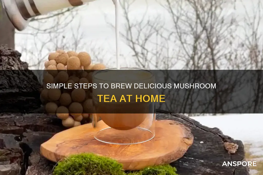 how to make mushroom tea easy
