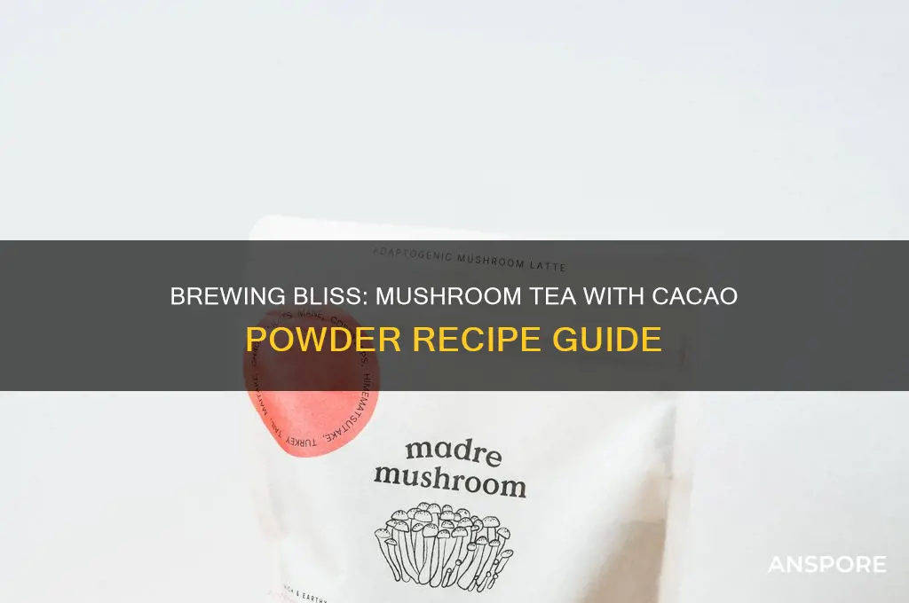 how to make mushroom tea with cacao powder