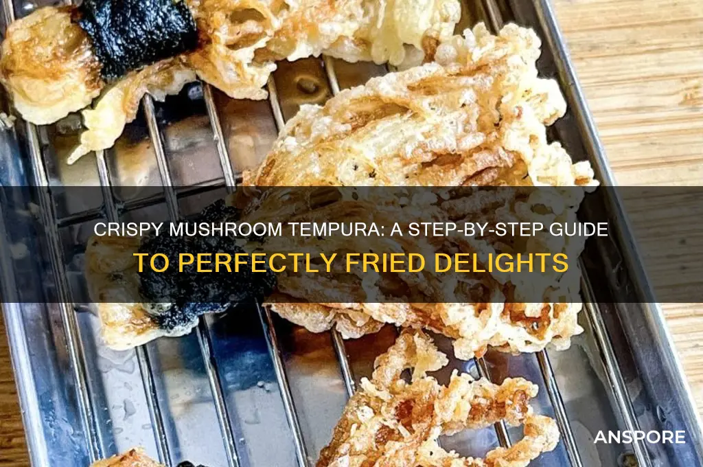 how to make mushroom tempura