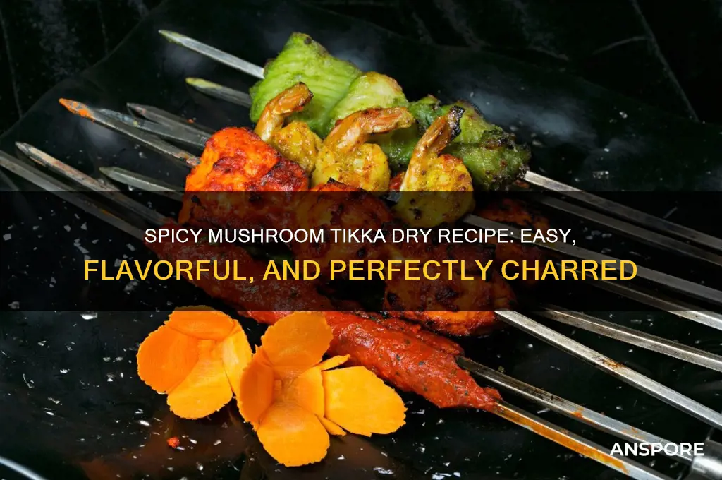 how to make mushroom tikka dry