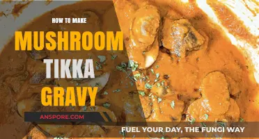 Spicy Mushroom Tikka Gravy: Easy Recipe for Rich, Creamy Delight