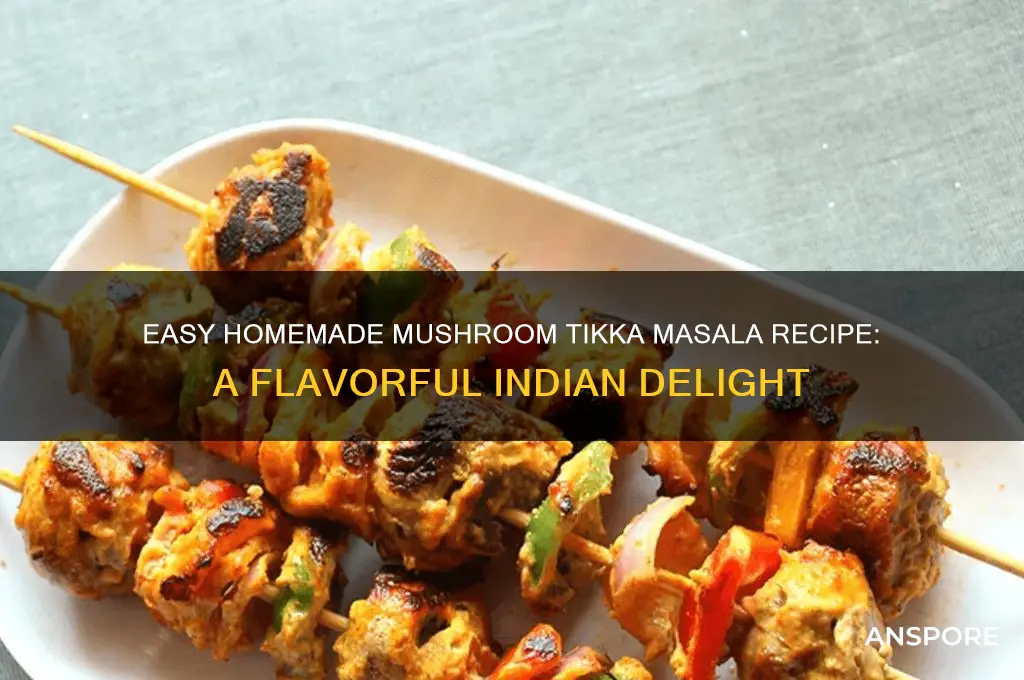 how to make mushroom tikka masala at home