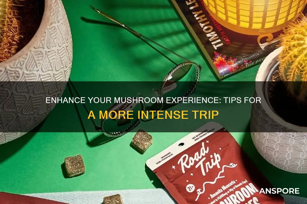 how to make mushroom trip stronger
