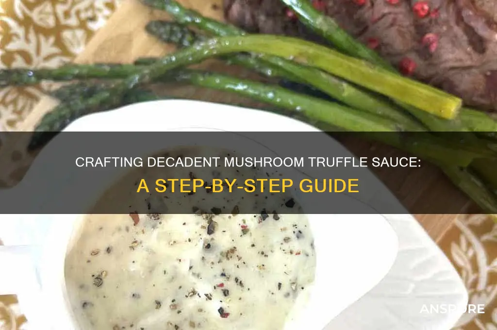 how to make mushroom truffle sauce