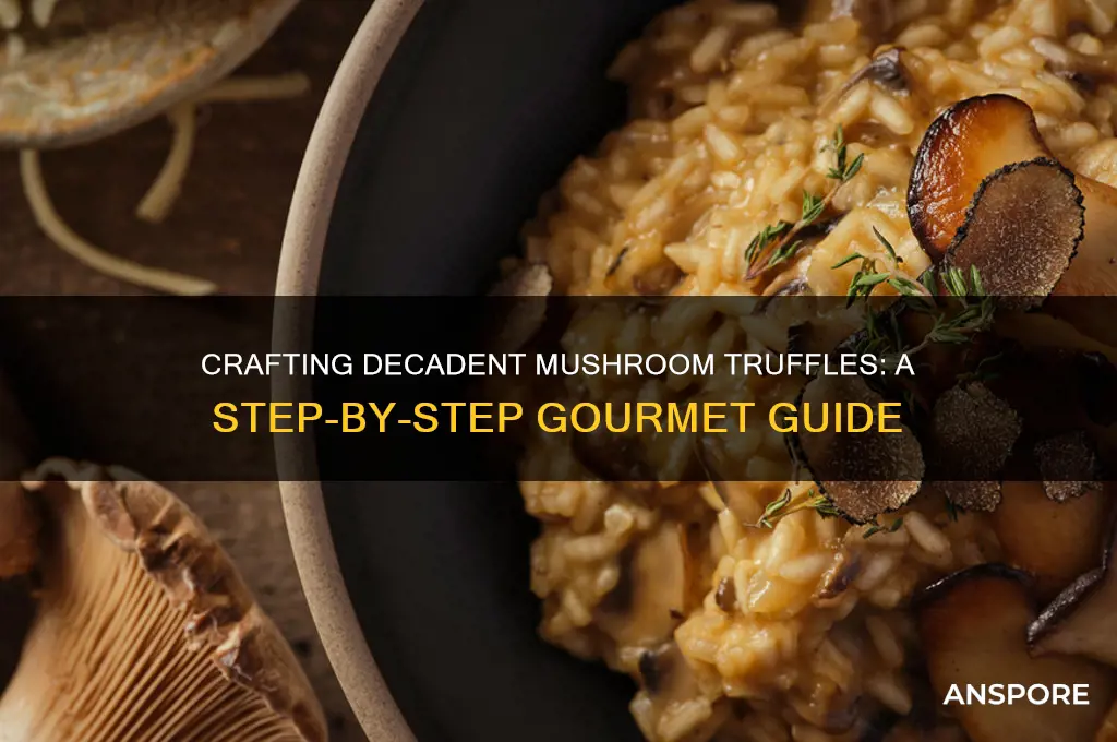 how to make mushroom truffles