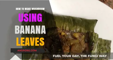 Delicious Mushroom Cooking: A Banana Leaf Wrapping Technique Guide