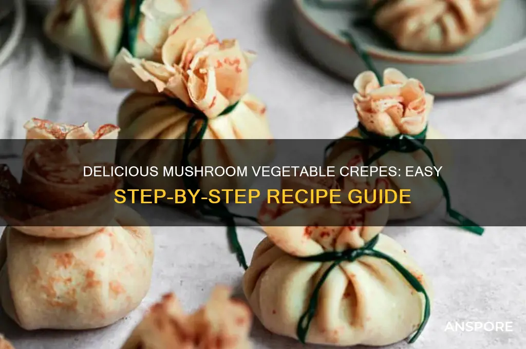 how to make mushroom vegetables crepe