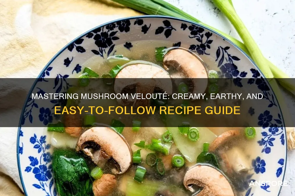 how to make mushroom veloute
