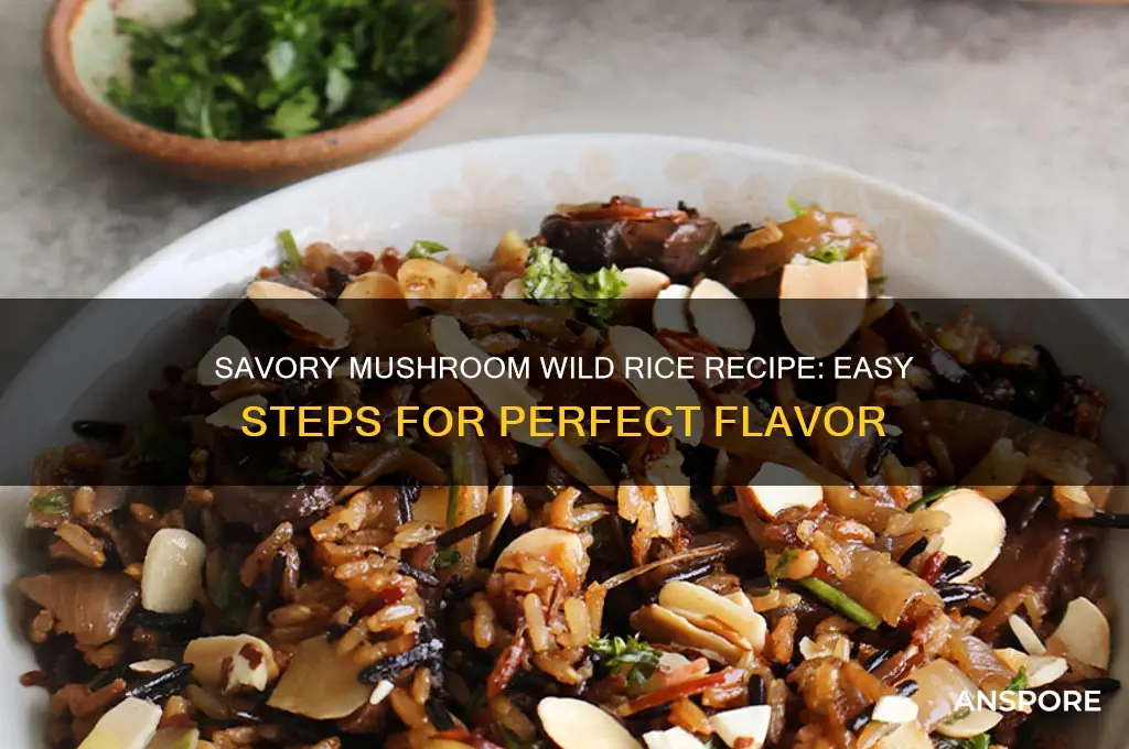 how to make mushroom wild rice
