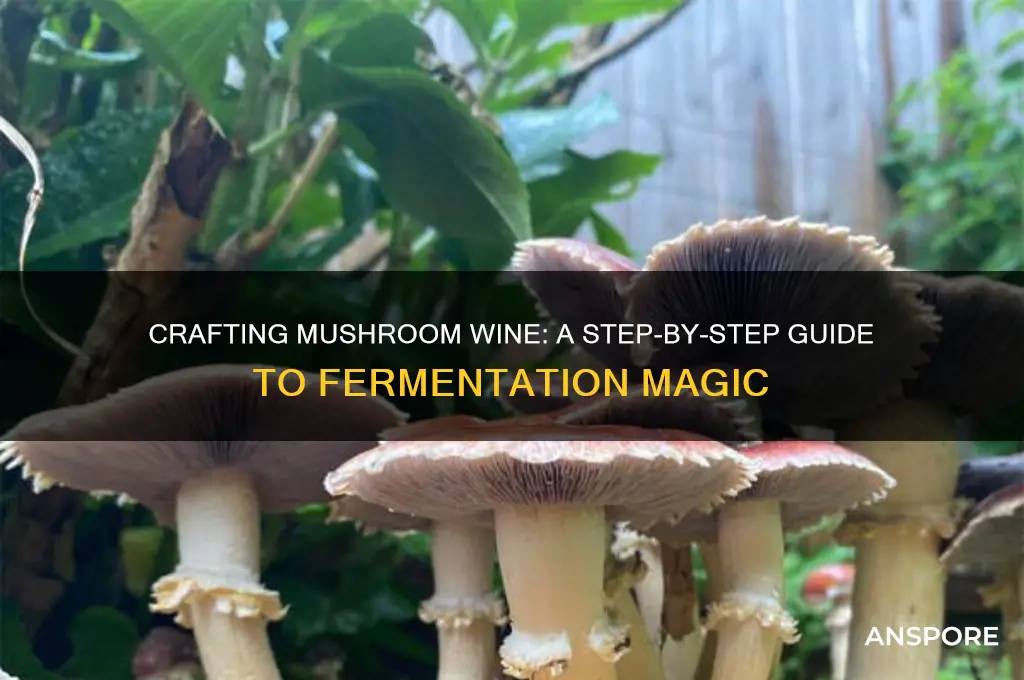 how to make mushroom wine