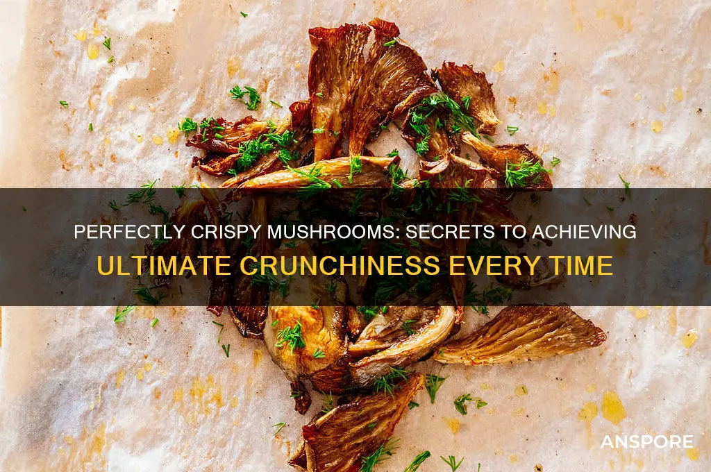 how to make mushrooms crunchy