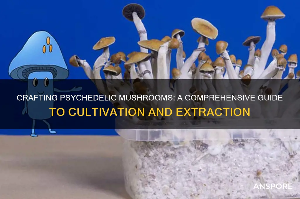 how to make mushrooms drug