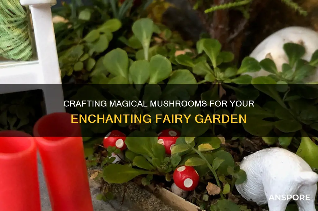 how to make mushrooms for a faity garden