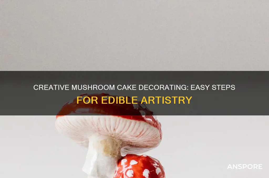 how to make mushrooms for cake decorating