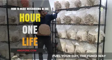 Quick Mushroom Growing: Master One-Hour Harvest in One Life