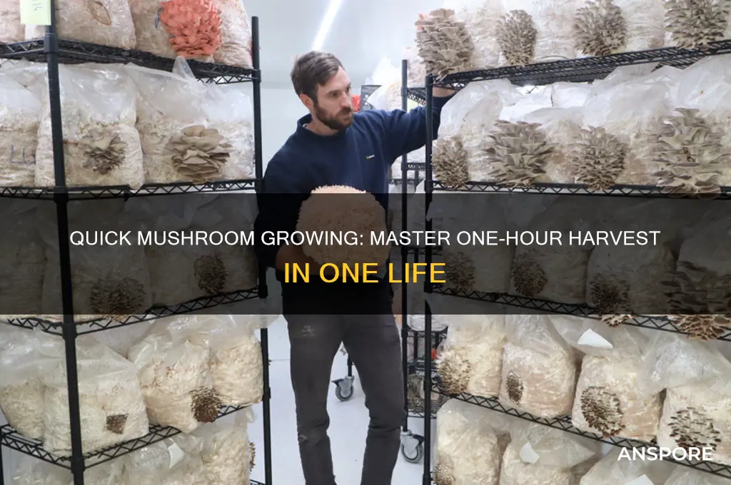 how to make mushrooms in one hour one life