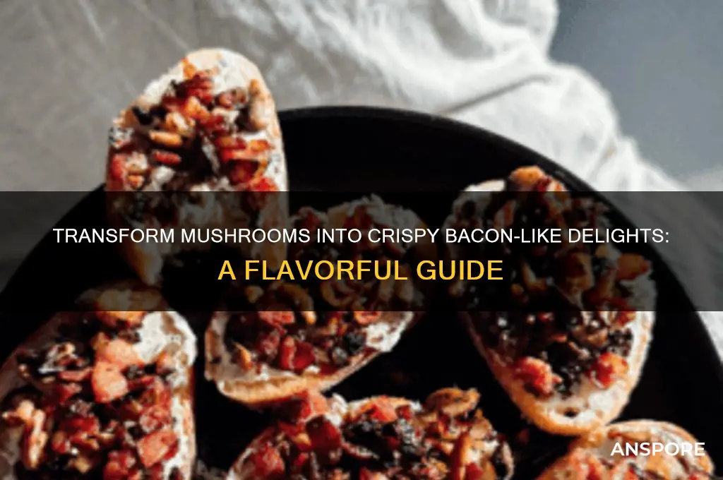 how to make mushrooms like bacon