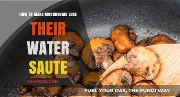 Perfectly Dry Sautéed Mushrooms: Techniques to Remove Excess Water