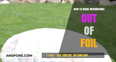 Crafting Shiny Foil Mushrooms: A Creative DIY Tutorial for Beginners