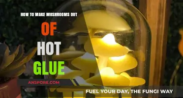 Crafting Mushrooms: A Creative Hot Glue DIY Tutorial