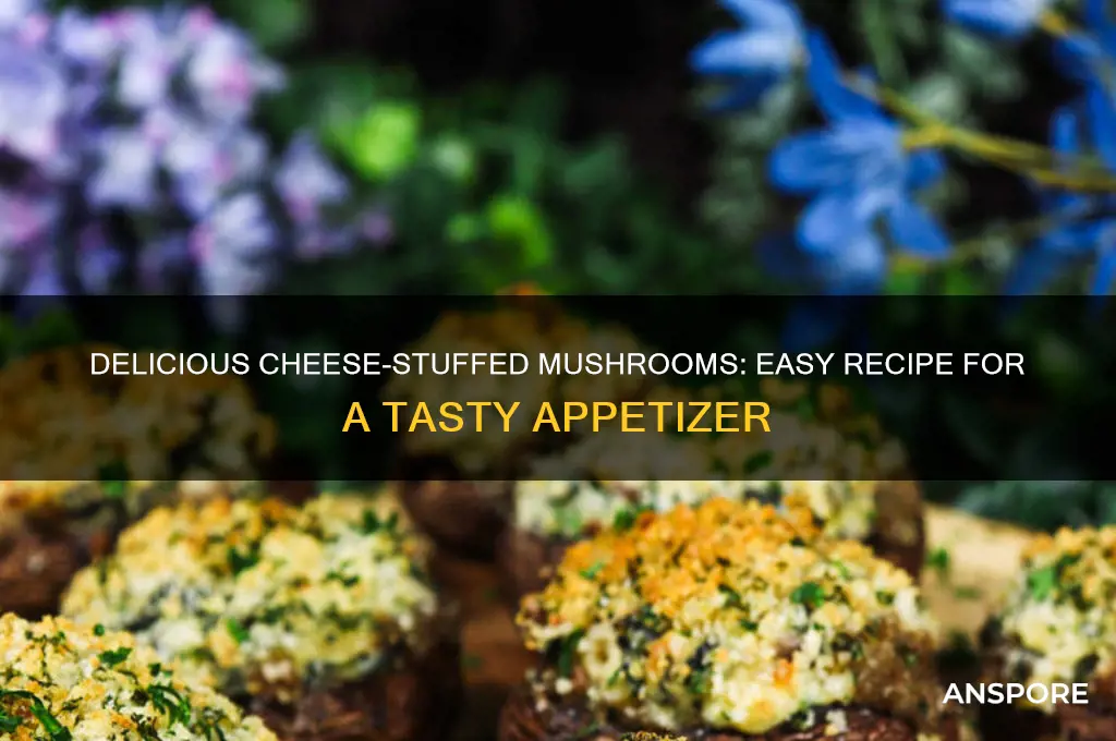 how to make mushrooms stuffed with cheese
