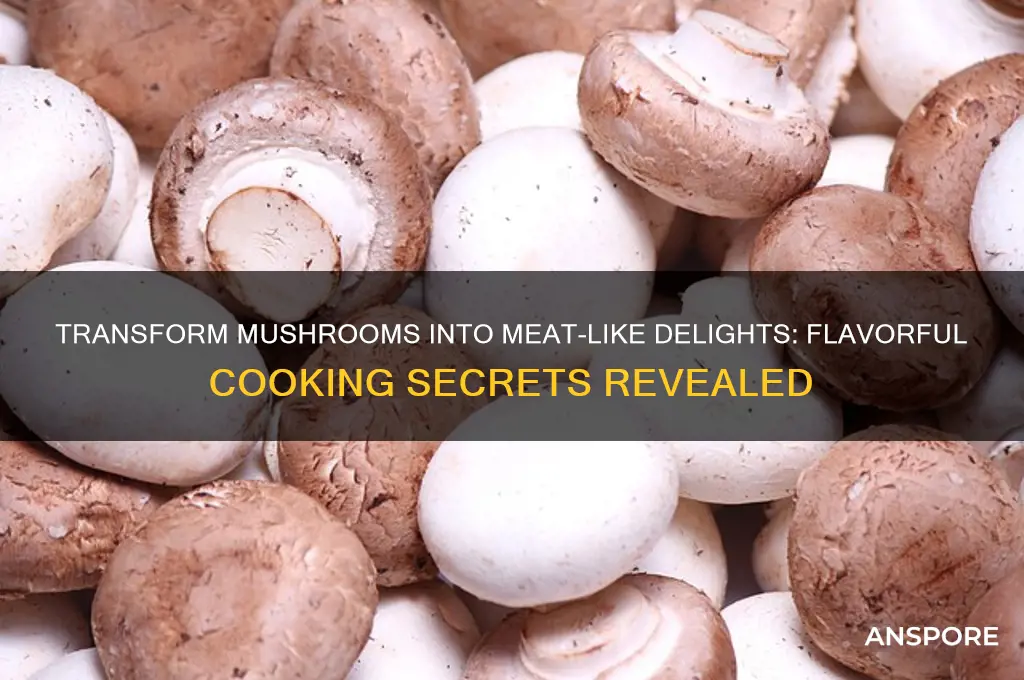 how to make mushrooms taste like meat