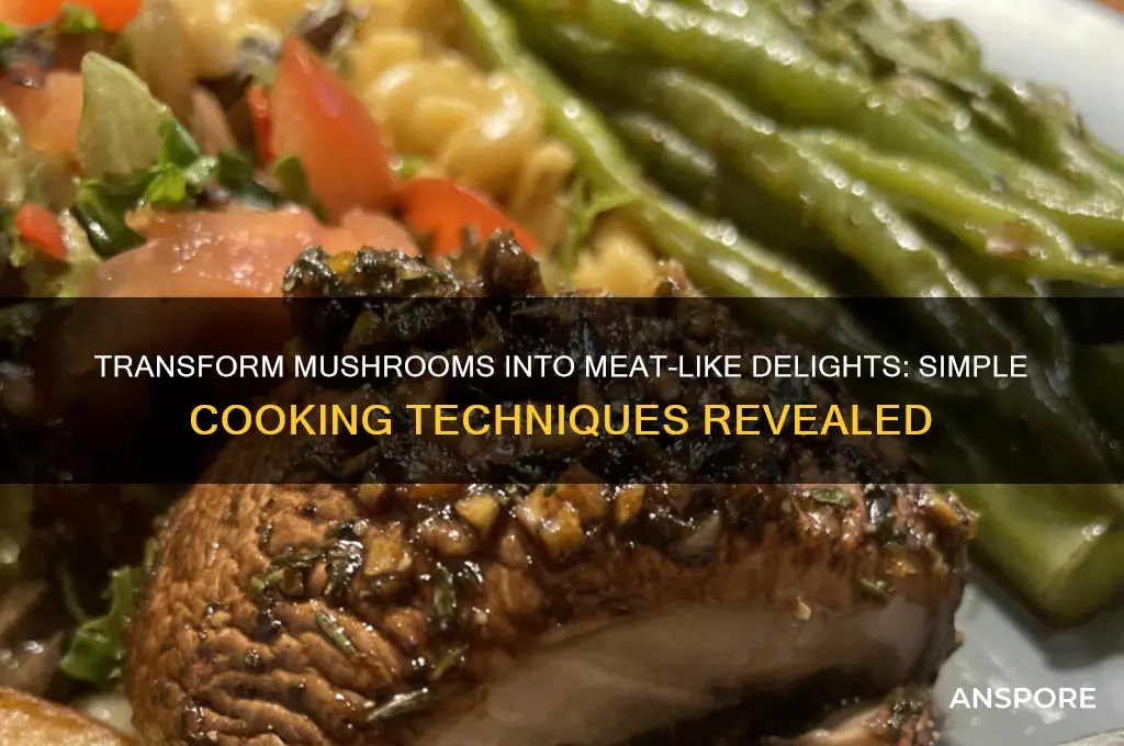 how to make mushrooms tasteblike meat