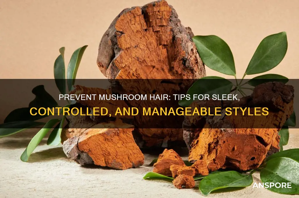how to make my hair not mushroom