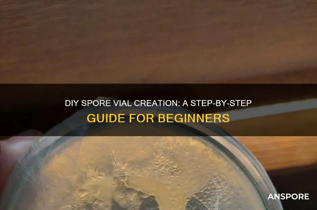 how to make my own spore vial