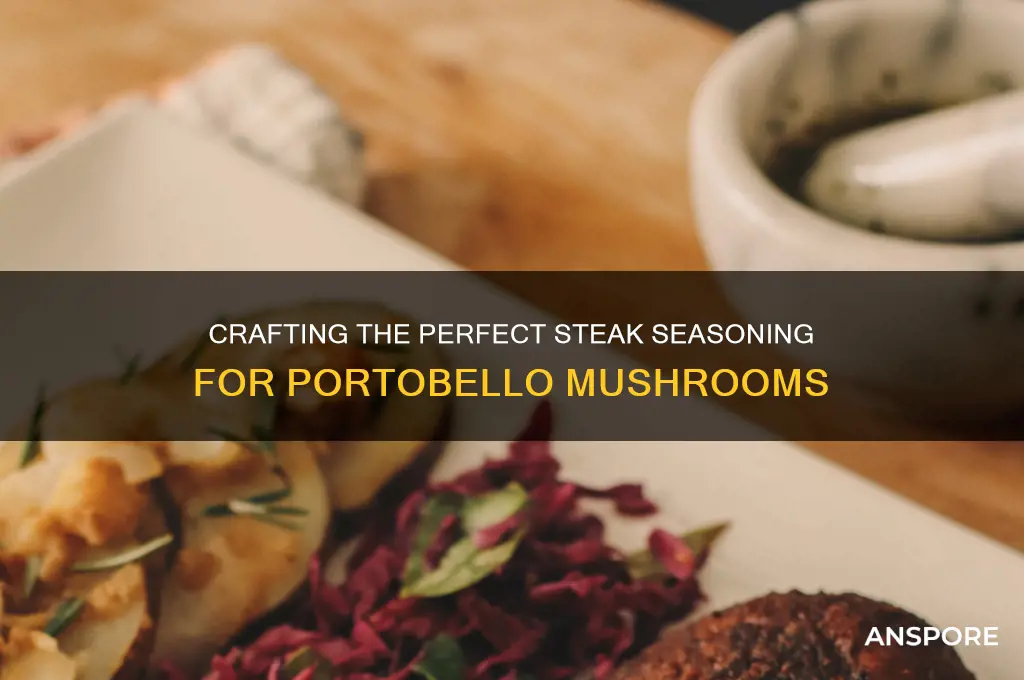 how to make my own steak seasoning for portobello mushrooms