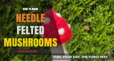 Crafting Whimsical Needle Felted Mushrooms: A Step-by-Step Guide