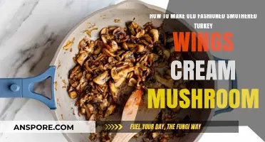 Creamy Mushroom Smothered Turkey Wings: A Classic Old-Fashioned Recipe