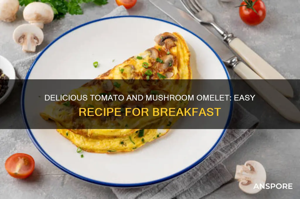 how to make omelet with tomatoes and mushrooms