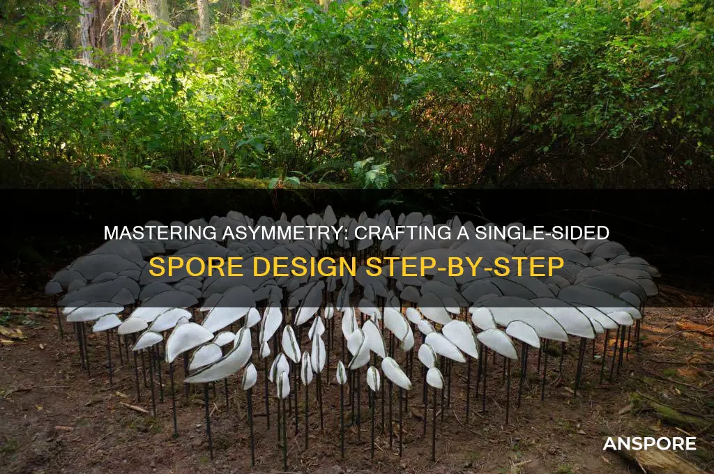 how to make one thing on one side spore