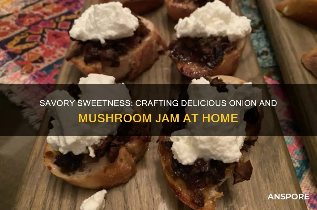how to make onion and mushroom jam