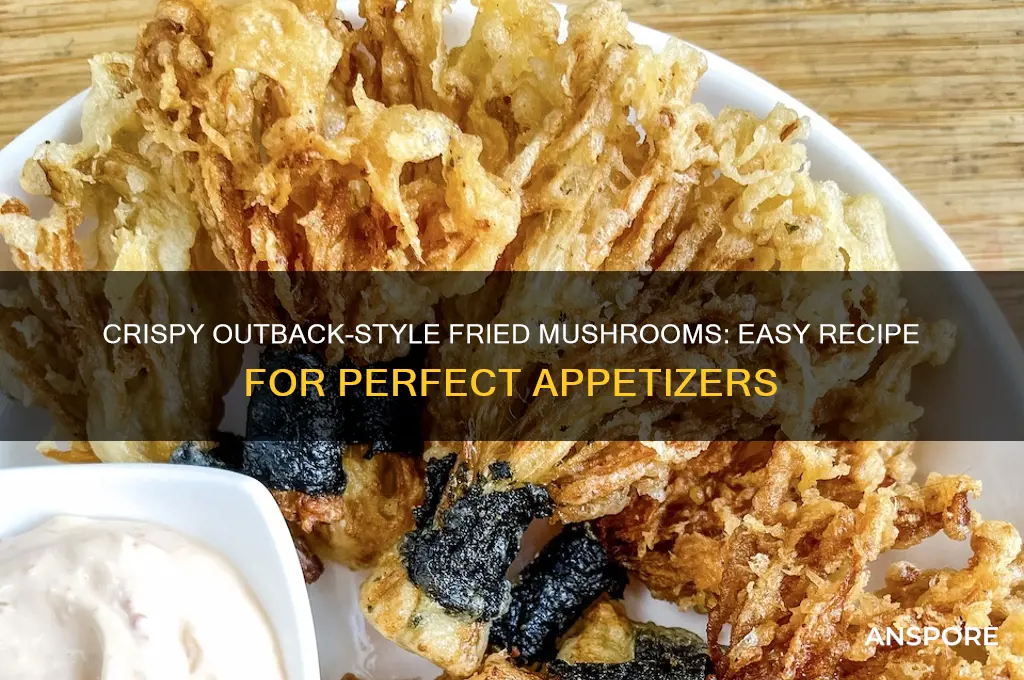 how to make outback fried mushrooms
