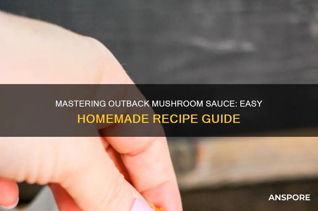 how to make outback mushroom sauce