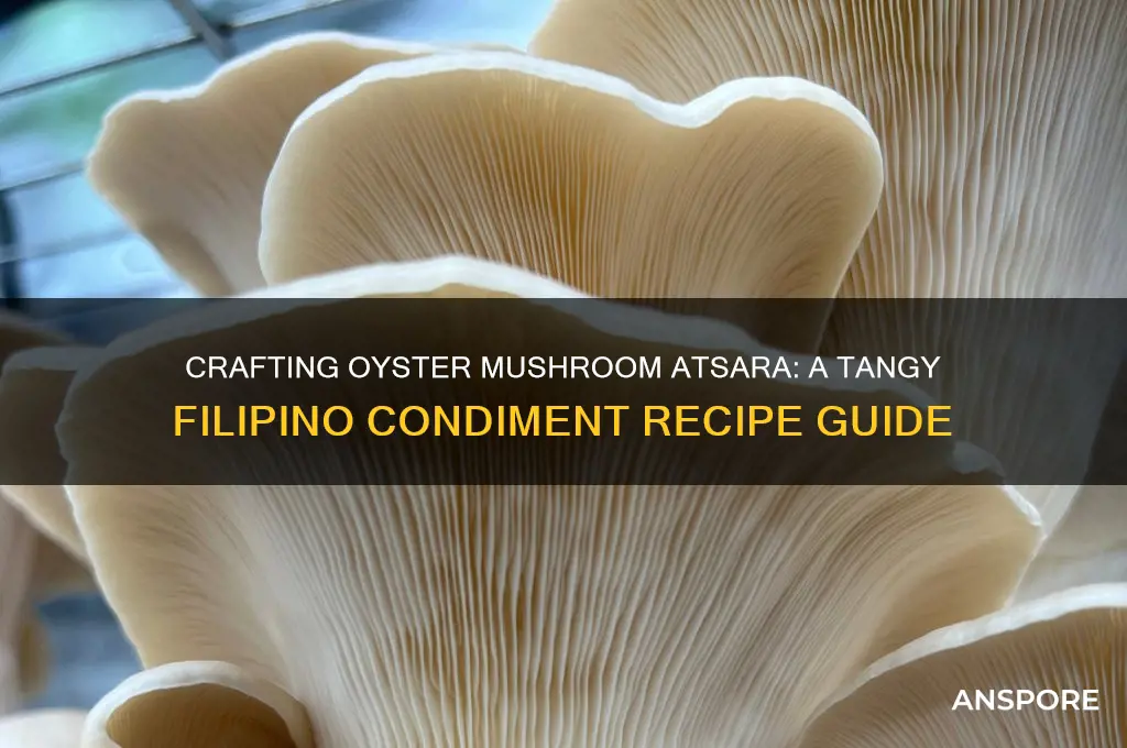 how to make oyster mushroom atsara