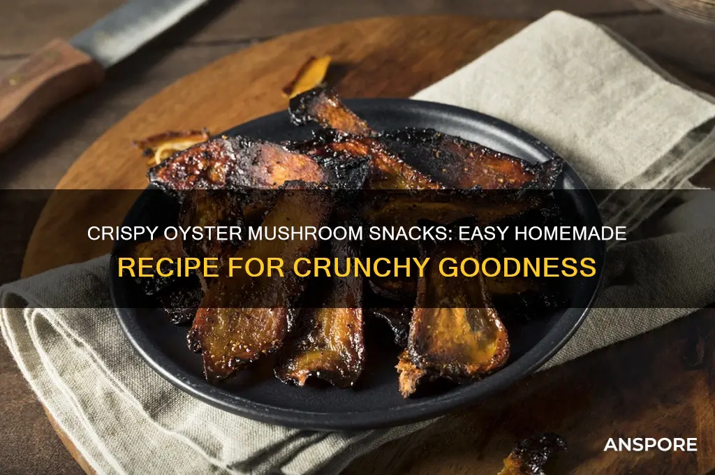 how to make oyster mushroom crisps