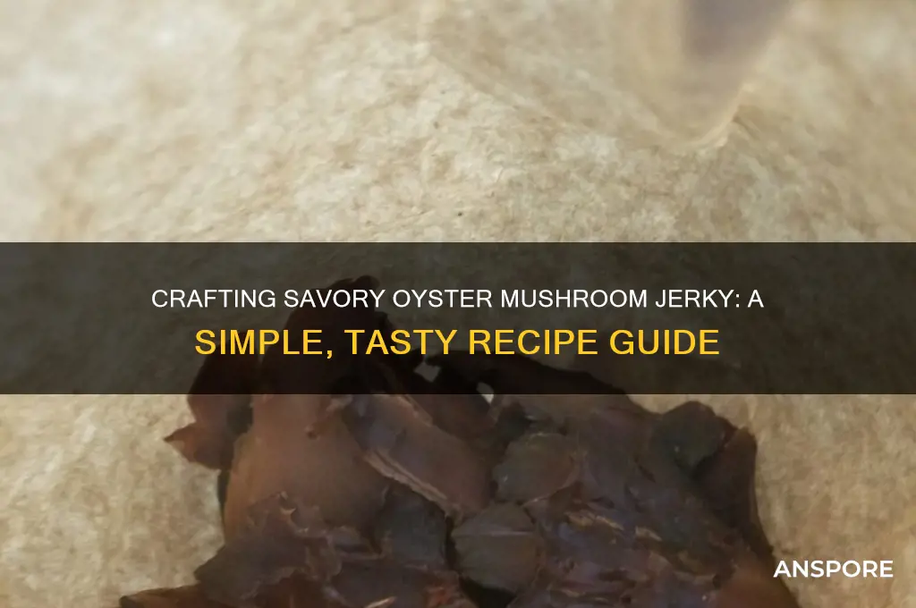 how to make oyster mushroom jerky
