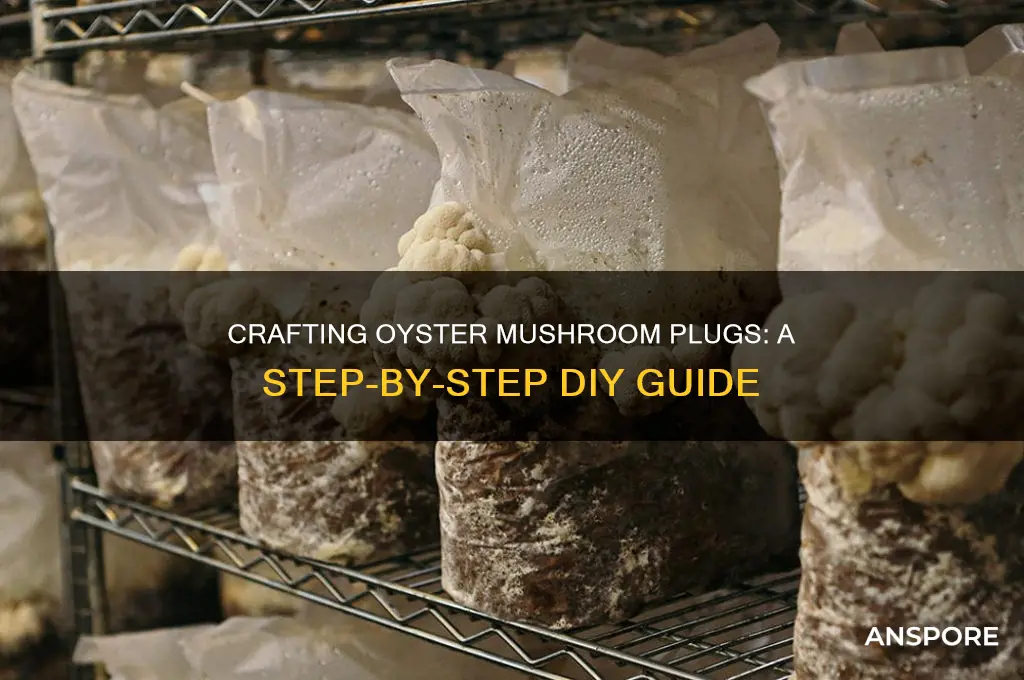 how to make oyster mushroom plugs