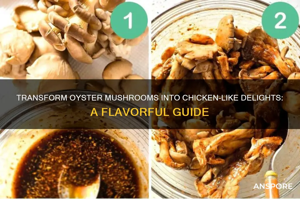 how to make oyster mushrooms taste like chicken