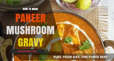 Creamy Paneer Mushroom Gravy Recipe: Easy, Flavorful, and Vegetarian Delight