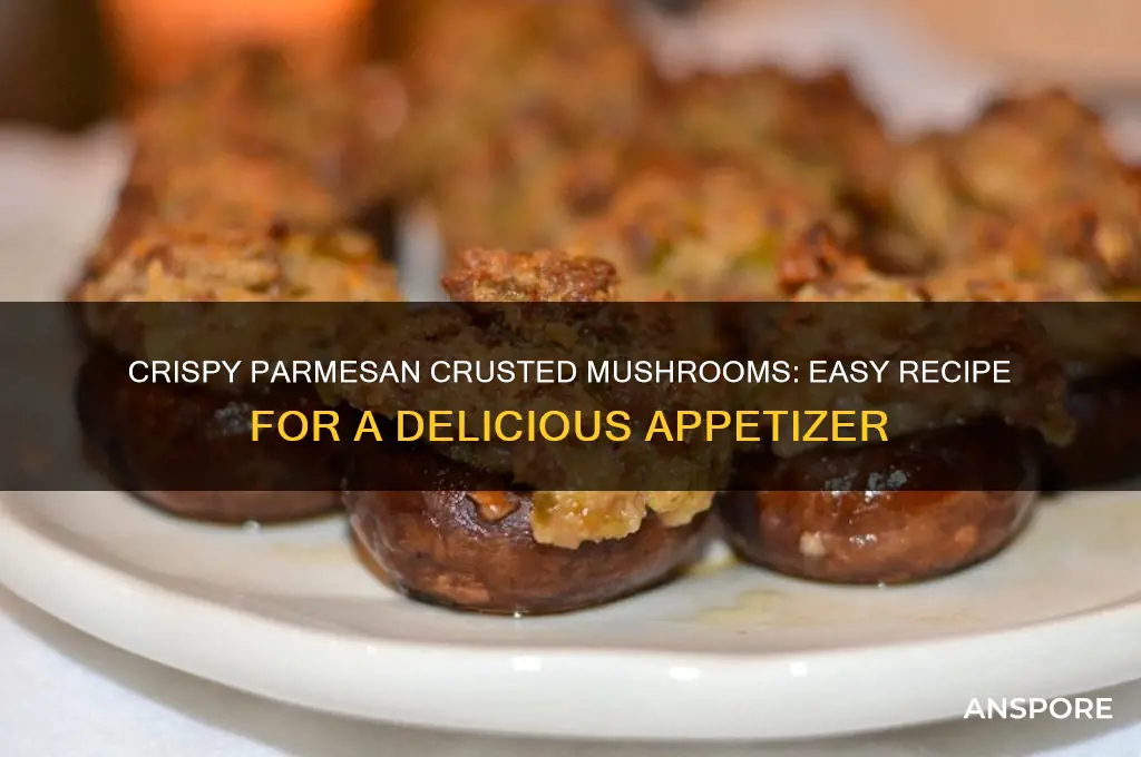 how to make parmesan crusted mushrooms